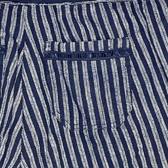 Jolt Navy Striped Wide Leg Pants - Picture 10 of 11
